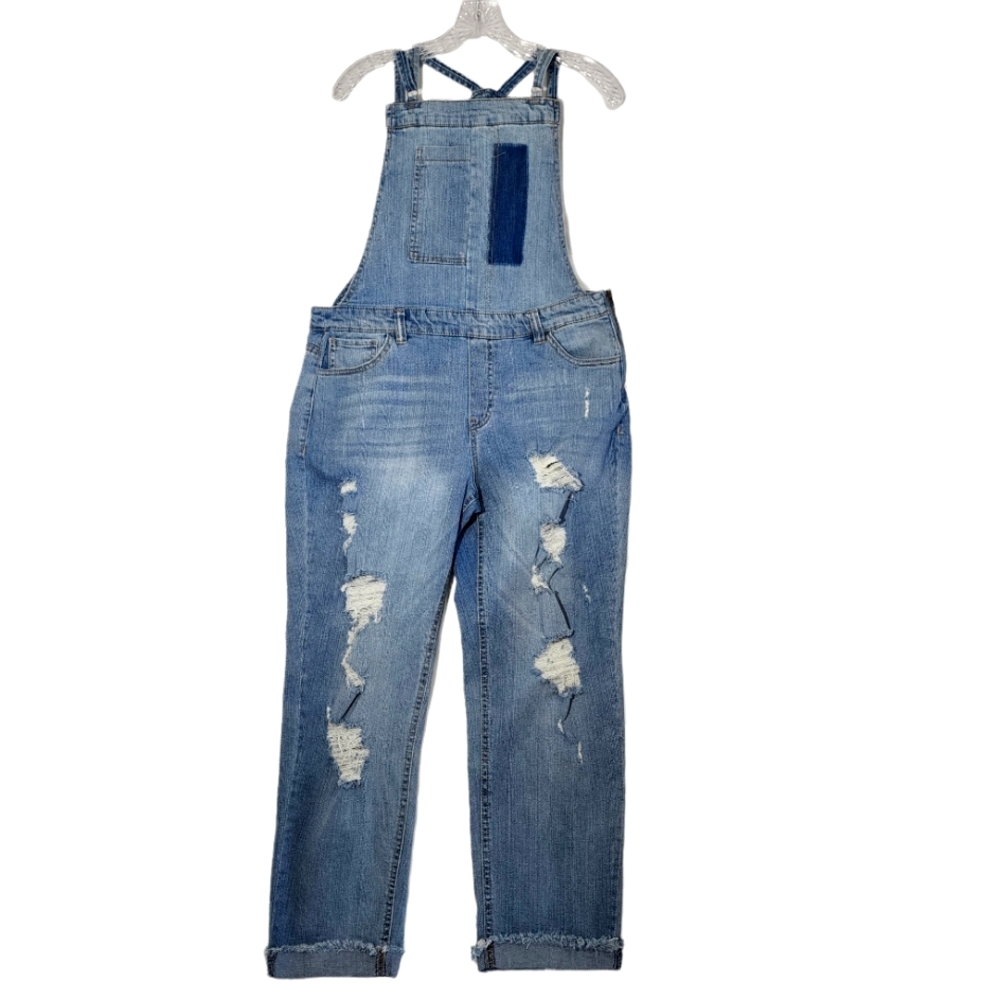 Almost Famous Overalls Stonwash